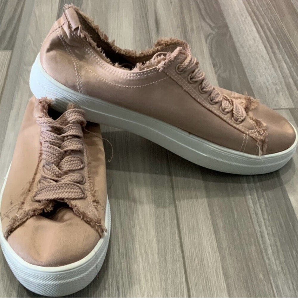Rock and Candy Lace Up Platform Sneakers Shoes Silky Rose Woman’s US Size 9 New - Picture 10 of 11